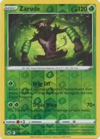 Crown Zenith Zarude #16/159 reverse holo